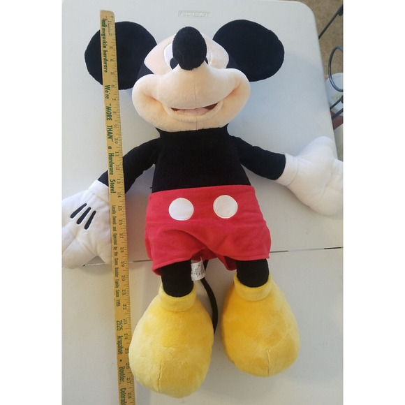 Disney Mickey And Minnie Mouse Approximately 27" Tall Large Size Plush Stuffies - Picture 2 of 16